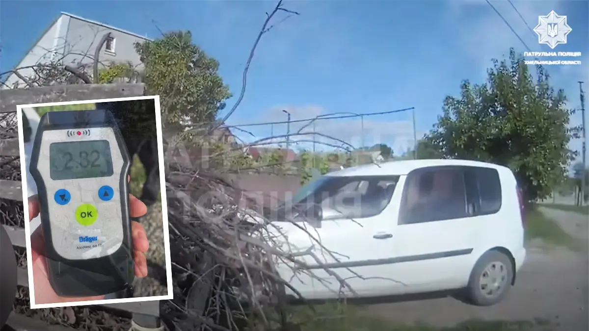 Нетверезі водії в Хмельницькому: патрульні затримали двох правопорушників