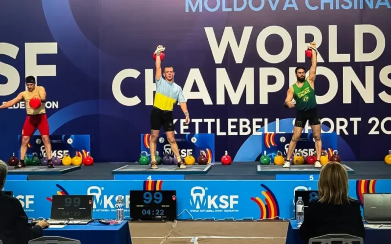 Хмельницький рятувальник став чемпіоном світу з гирьового спорту