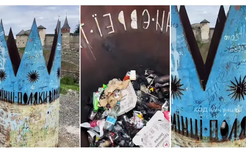 Символ Кам'янця-Подільського перетворився на смітник: що сталося з арт-об'єктом